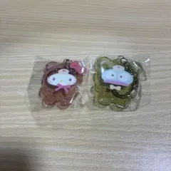 サンリオキャラクターズ　アクリルキーホルダー　ラテクマバージョン