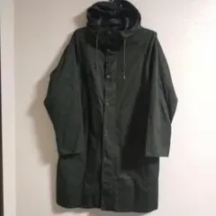 美品　Barbour バブアー 防水透湿 ナイロンコート オリーブ 34