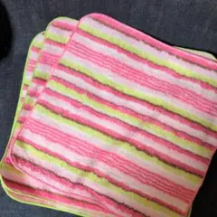 ストライプデザイン タオルハンカチ