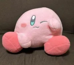 星のカービィ　羊毛フェルト風超BIGぬいぐるみ　うとうと