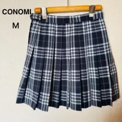 【arCONOMI 】コノミ 濃紺チェック柄 プリーツスカート Ｍ✨制服