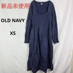 【新品未使用】OLD NAVY◇オールドネイビー　ロングワンピース【XS】紺