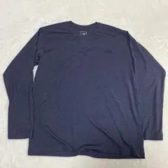 美品⭐️ノースフェイス ロングTシャツ XL バックロゴ ウール混 アウトドア