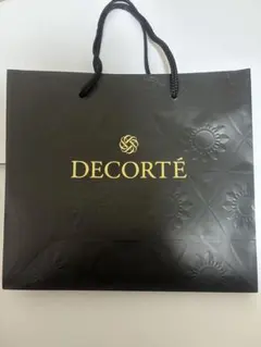 DECORTÉ ショップ袋 黒 大きめ