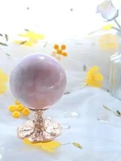 希少　♡アゲート　スフィア♡　オレンジ　お花　スフィア　ピンクアメジスト 希少 ♡アゲート スフィア♡ オレンジ お花 スフィア ピンクアメジスト