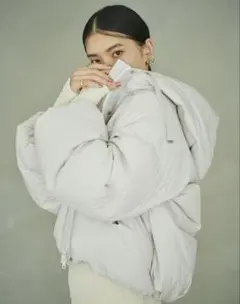 新品タグ付 FRAY I.D フレイアイディー　フードダウンジャケット　M