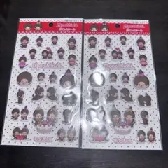 モンチッチ ぷくっとシール 2点まとめ売り