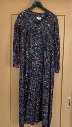 リバティ　シェアパーク　長袖　ワンピース　美品のサムネイル
