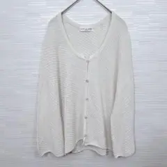 GIANNI LO GIUDICE ジャンニロ　アイボリー カーディガン L
