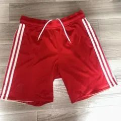 adidas ハーフパンツ　CLIMA COOL 赤
