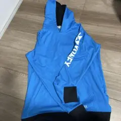 YONEX フード付きウェア 青