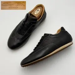 Santoni サントーニ レザー スニーカー ローカット ブラック 26.5のサムネイル