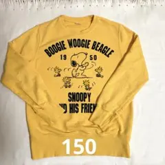 UNIQLO キッズ スヌーピー トレーナー 150 イエロー