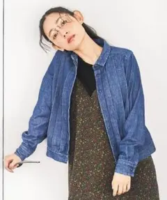 and myera アンドマイラ フェリッシモ デニム シャツジャケット L