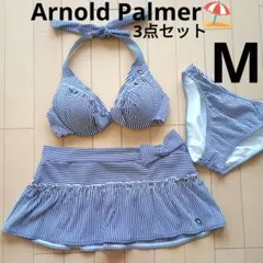 【アーノルドパーマー】セパレート水着 ボーダー 9M リボン付き3点セットのサムネイル