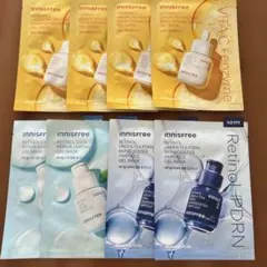 イニスフリー レチノール ビタミン PDRN シカ シートマスク 他3種セット