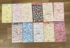 サンリオ　箔押しシール　他　19種　ダイソー