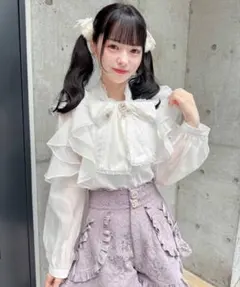 ROJITA ボリュームシアーブラウス