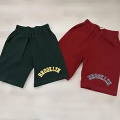 GLAZOS ハーフパンツ 2枚セット S（140）