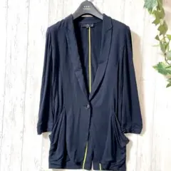 UNTITLED アンタイトル ロングジャケット 1 ネイビー 日本製