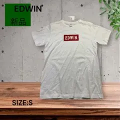 e1629☆新品EDWIN ホワイト Tシャツ サイズS 新品