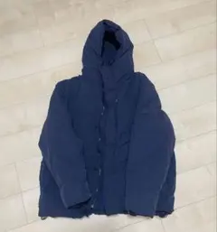 GAP オーバーサイズ フーデット パファー ジャケット S サイズネイビー