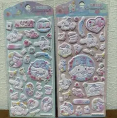 【海外版正規品】ぷっくりシール/シナモン/2点セット