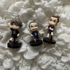 ハイキュー チョコエッグ フィギュア 宮治・田中龍之介・東峰旭