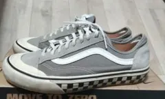 バンズ　オールドスクール　スニーカー　シューズ　靴　26cm　チェッカー