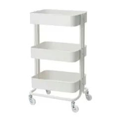 IKEA イケア RASKOG ロースコグ キッチンワゴン 白
