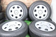 【バリバリ溝・新品ホイールキャップ】ハイエース純正・車検対応　№３９６ 新車外し・2025年製・新品ホイールキャップ】ハイエース純正・車検