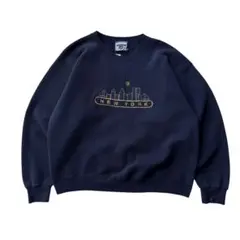 USA製 Lee ヘビーウェイト ニューヨーク クルーネックスウェット 90s