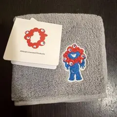 EXPO2025 ミニタオル ミャクミャク 刺繍 グレー