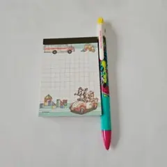 ディズニー チップとデール シャープペンとメモ帳