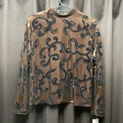 【3万相当】 新品 セットアップ スカート 茶色 S ノーカラージャケット