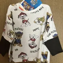 新品　PAW PATROL キャラクターTシャツ 90 薄手　春服