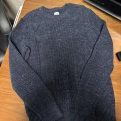 GAP ネイビー ケーブルニットセーター S