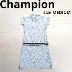 248○ Champion 半袖ワンピース ライトブルー MEDIUM