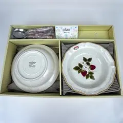 【新品レトロ】ミカサ mikasa　ストロベリーフェスティバル　カレー皿5客組のサムネイル