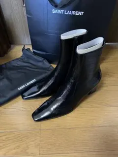 ル*キ様 【希少】SAINT LAURENT RAINER ジップブーツ41 - メルカリ