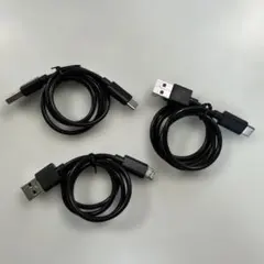【未使用品】USB A to type-c 充電ケーブル 0.5m 3本セット