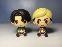 進撃の巨人　一番くじ　ちょこのっこ　 リヴァイ　エルヴィン