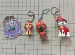 パウ・パトロール キーホルダー 4個セット