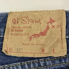 【美品】orSlow オアスロウ 107 IVY FIT DENIM サイズ2