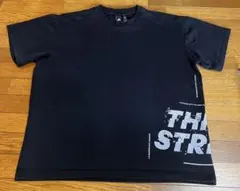 adidas メンズ 半袖Tシャツ ブラック J/Mサイズ