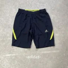 adidas/ハーフパンツ/M/ネイビー/スポーツ/トレーニング/ウエストゴム