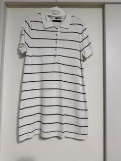 ZARA ボーダー　ポロシャツワンピースのサムネイル