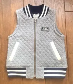 KP BOY キルティングベスト 110cm グレー