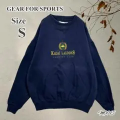 【SALE】GEAR FOR SPORTS スウェット 刺繍ロゴ ネイビー S