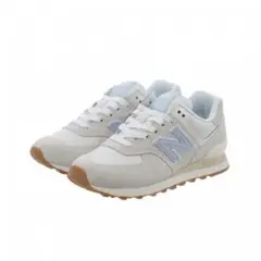 New Balance WL574 スニーカー　ライトグレー×ペールブルー